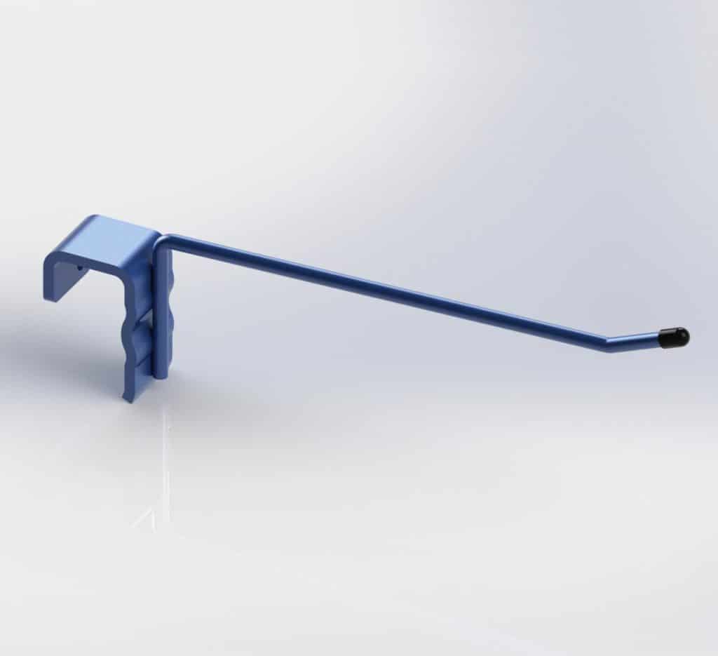 Tige simple pour barre de charge L. 35cm + PE