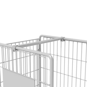 Barre penderie télescopique pour chariot de largeur 68 à 80 cm