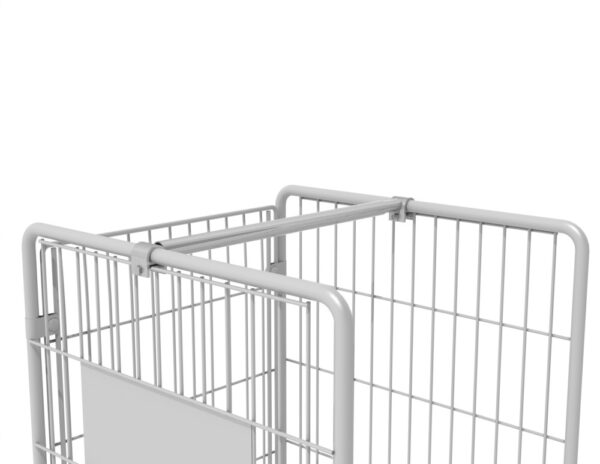 Barre penderie télescopique pour chariot de largeur 68 à 80 cm